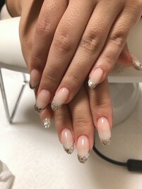 ラメフレンチ