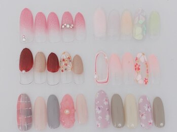 ネイルサロンアンドジュエリー アリュール(ALLURE)/4月の定額ネイルデザイン☆彡