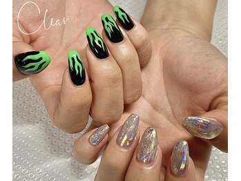 クリア(Clear)/個性派アシメネイル