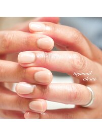 ナチュラルワンカラーネイル♪