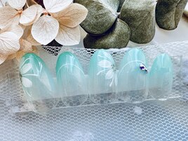 フレンチ/お花ネイル◆¥6990