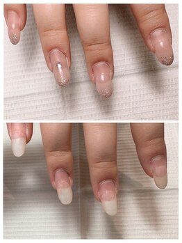 ネイルズキュー(NAILS CUE)の写真/自爪を痛めにくいフィルイン施術で今までに無い持ちの良さを実現！経験豊富なスタッフがお悩みに対応◎