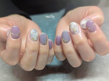 リカルメナートゥ 薬院(re:calmer na/to)/春デザインネイル