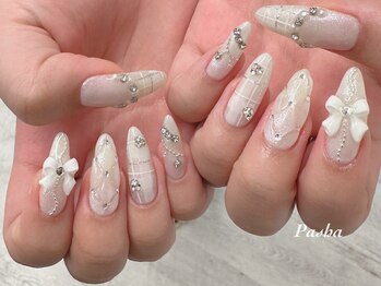 パシャ(Pasha)/ribbon×check