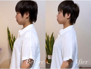 ハクト(Hakuto)/Before/After