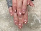 ハートマグネットネイル 担当Aoi