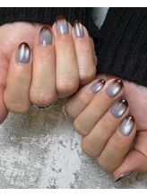 ハイネイル 池袋(Hi nail)/マグネットワンカラーグラデ