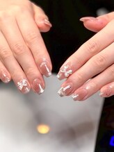ボタネイル 近鉄八尾駅前店(BOTA NAIL)/ピンクマグネットグラデーション