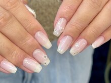 ルピナス ヒサヤ(nail LUPINUS hisaya)/パール×お花