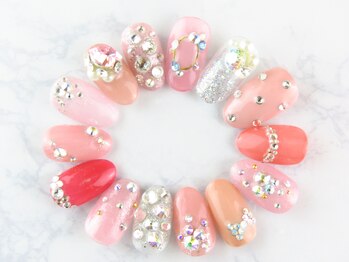 モアニ ヒロオ 渋谷店(MOANI Hiroo)/ビジュー&ストーンアート