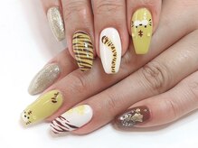 ネイルサロンアンドネイルスクールアートローズ 町田店(Art Rose)/虎ネイル