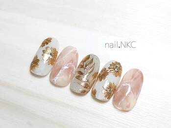 NKC/ミラーひまわりネイル