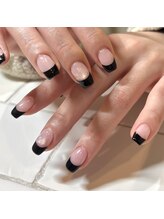 カミナネイル(KAMINA.nail)/black french