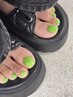【フット】ワンカラー+角質ケア付き!ふわふわかかと¥8800→¥7000
