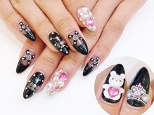 ネイルコレクション ピンク(Nail Collection Pink)/ジェル放題￥8990～★３Ｄくま