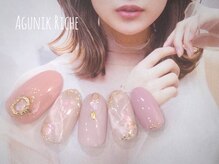 アグニークリッシェ(Agunik Riche)/【大理石ネイル】
