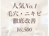 ★人気ナンバーワン【毛穴・ニキビケア徹底改善】美肌ハーブピーリング¥6,500