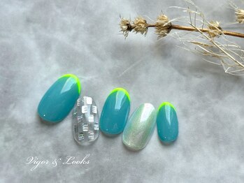 ヴィガー アンド ルックス 白金 目黒(Vigor&Looks)/夏ネイル　蛍光