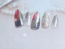 ハッピービューティー(Happy Beauty)/マグネットブロックネイル