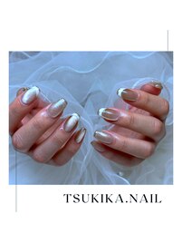 白フレンチ×ラインフレンチ