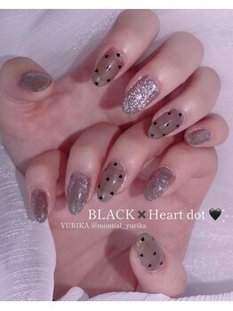 モナールアンド(MONNAL&)/シースルードット柄