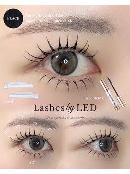 パティオアイラッシュ(Patio eyelash)/LEDエクパ100本/下マツエク40本