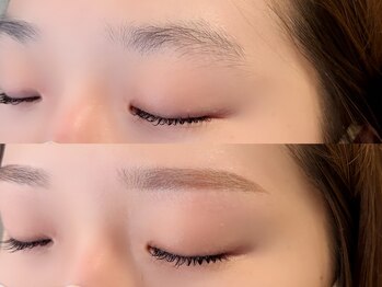 ノーウェア(NOWHERE)の写真/【当店人気の美眉WAX】黄金比/骨格に合わせて美しいお目元に♪自宅で再現しやすい眉毛がNOWHERE流◎