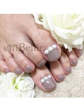 アンベリール(emBellir)/上品グレージュネイル☆