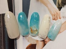 ネイルサロン リリオ(Nail Salon Ririo)/オーロラフィルムネイル