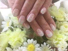 プルミエ ネイル(Premier Nail)/逆フレンチ☆ベージュカラー