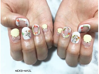 ネコ ネイル(NEKO NAIL)/Flowerネイル