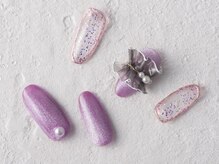 サンミーゴネイル 神戸店(Sunmego Nail)/ガーリーシフォンネイル