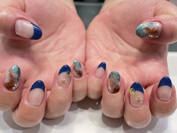クォーターリゾートネイル(QUARTER RESORT nail)/ニュアンスフレンチ☆