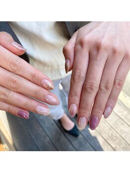 ネイルアルケー(Nail ARCHE)/シンプルニュアンスネイル