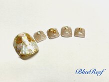 ネイルアンドまつげエクステ ブルーリーフ 四谷三丁目店(Blue Reef)/選べるフットプラン￥７５００