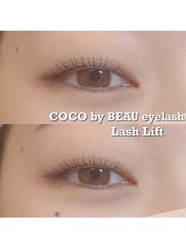 ココ バイボウ アイラッシュ 栗東(COCO by BEAU eye lash)/あてる強さもこだわりマツパ！