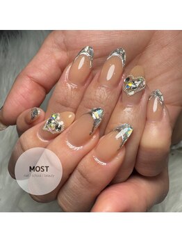 モストネイル 五日市店(MOST nail)/ガラスフレンチネイル