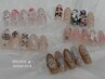 【HAND】定額B　デザインアート（カラー変更OK）　¥8000 