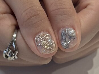 ファンクションネイルズ 表参道 原宿(FUNCTION NAILS)/パール インクネイル