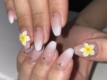 ウォル トウキョウ 渋谷(WOL TOKYO)/ベイビーブーマー×お花ネイル