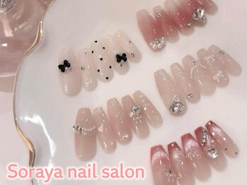 ソラヤ(Soraya)の写真/【秋葉原駅徒歩3分★】韓国風&ワンホンネイルが得意なサロン*カラー変更OK★定額デザイン随時更新中!