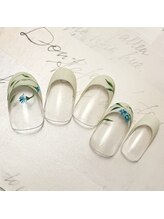 ラ カゼッタ(La casetta)/フレンチフラワーネイル