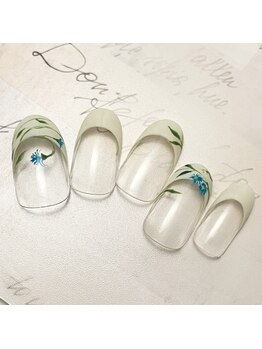 ラ カゼッタ(La casetta)/フレンチフラワーネイル