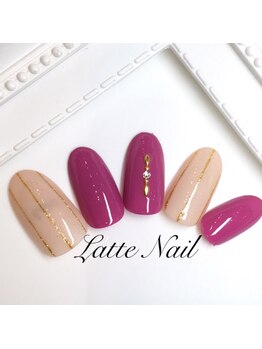 ラテネイル(Latte Nail)/大人デザイン