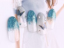 ネイルサロンフォーユー(for u)/ちょうちょネイル￥5980