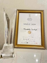 アイ アンド ネイル メメ サロン(eye and nail meme salon)/EYELASH　WARLDCUP　2022　優勝