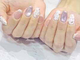 手描き桜ネイル