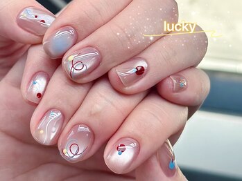 ラッキー(Lucky)/マグネットデザインネイル