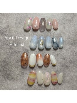 スタッフ小林★4月定額ネイル