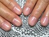 自爪風パラジェルネイル【パラコーティング仕上】二枚爪強化◎甘皮ケア付替込